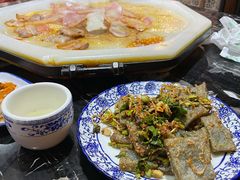 凉粉皮-宏宏无烟石板烧烤
