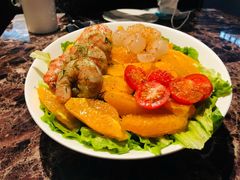 鲜橙老虎虾沙拉-Lets burger非常汉堡·环球风味(蓝色港湾店)