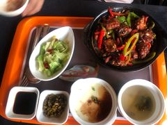 干煸排骨煲仔饭-蓝山咖啡馆(白马湖店)