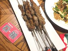 烤羊肉串-阿罗新疆菜(人民广场店)
