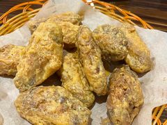 咸蛋黄焗鸡翼-南记食粥坊·宵夜大排档(莲花店)