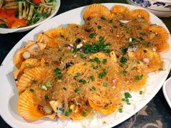 蒜蓉粉丝蒸扇贝-七鲜渔港美食餐厅(巽寮湾海景店)