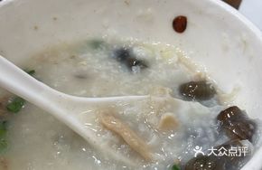 Beef Tripe, Century Egg, Pork and Snail Porridge