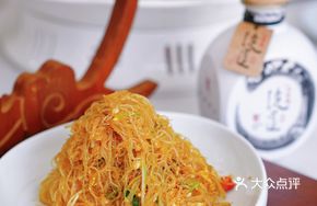 Crab Roe Stir-Fried Glass Noodles