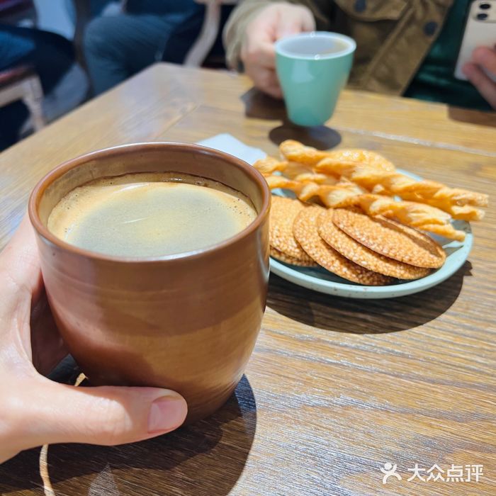冬日咖啡手工饼干拼盘图片