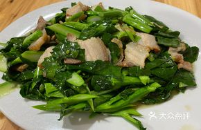 Bok Choy Stir-Fried with Pork Belly