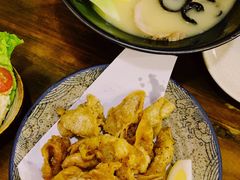 炸鸡皮-百步拉面