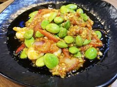 蝦米參巴醬炒臭豆-班兰叶印尼美食