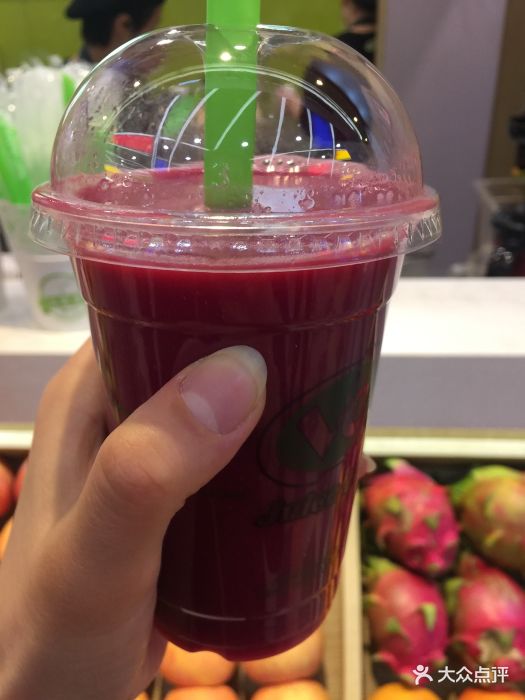 vq鲜榨果汁(赛格店)-石榴汁-菜-石榴汁图片-西安美食-大众点评网