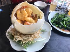 珊汁沙律大虾-柒园·三十年创意杭帮菜(龙湖滨江天街店)