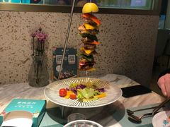 凯撒炭烤鸡肉串-蜜桃花开·中西融合菜E&W(南长街店)
