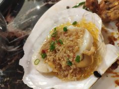 蒜蓉蒸大扇贝-富家湾大海铺