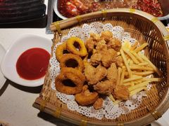 炸食拼盘-大胖骨汤火锅(裕华店)