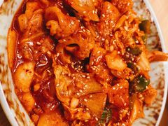 泡菜炒鱿鱼-쌍화점 霜花店·朝鲜族料理(徐家汇店)
