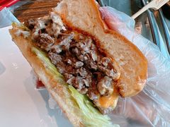 双层焦香和牛芝士汉堡-盐说Salt Talk北美风味西餐厅(海上世界店)