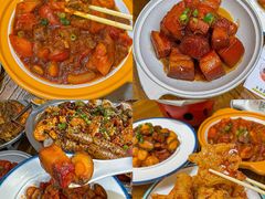 -东来菜馆•手抓海鲜家常菜•海鲜锅贴(鸽子窝店)