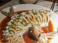 清蒸武昌鱼-小凤庭·地道湖北菜武昌鱼·铫子藕汤(黄鹤楼店)