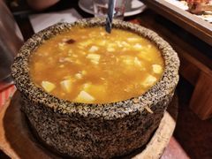 石锅鸡汤豆腐-绿茶餐厅(华联万柳店)