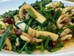 韭菜鱿鱼-金海湾海鲜排档(朱家尖店)