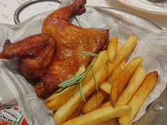 奥尔良烤鸡配薯条-卡朋西餐(乐峰广场店)