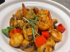 白蘑黄油焗大虾-留半山·香港食堂(啦啦宝都店)