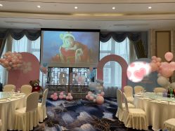 -团子宝宝宴派对百日宴生日布置策划·求婚策划·气球布置别墅民宿