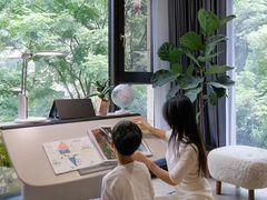 -康朴乐儿童学习桌椅(蓝色港湾店)