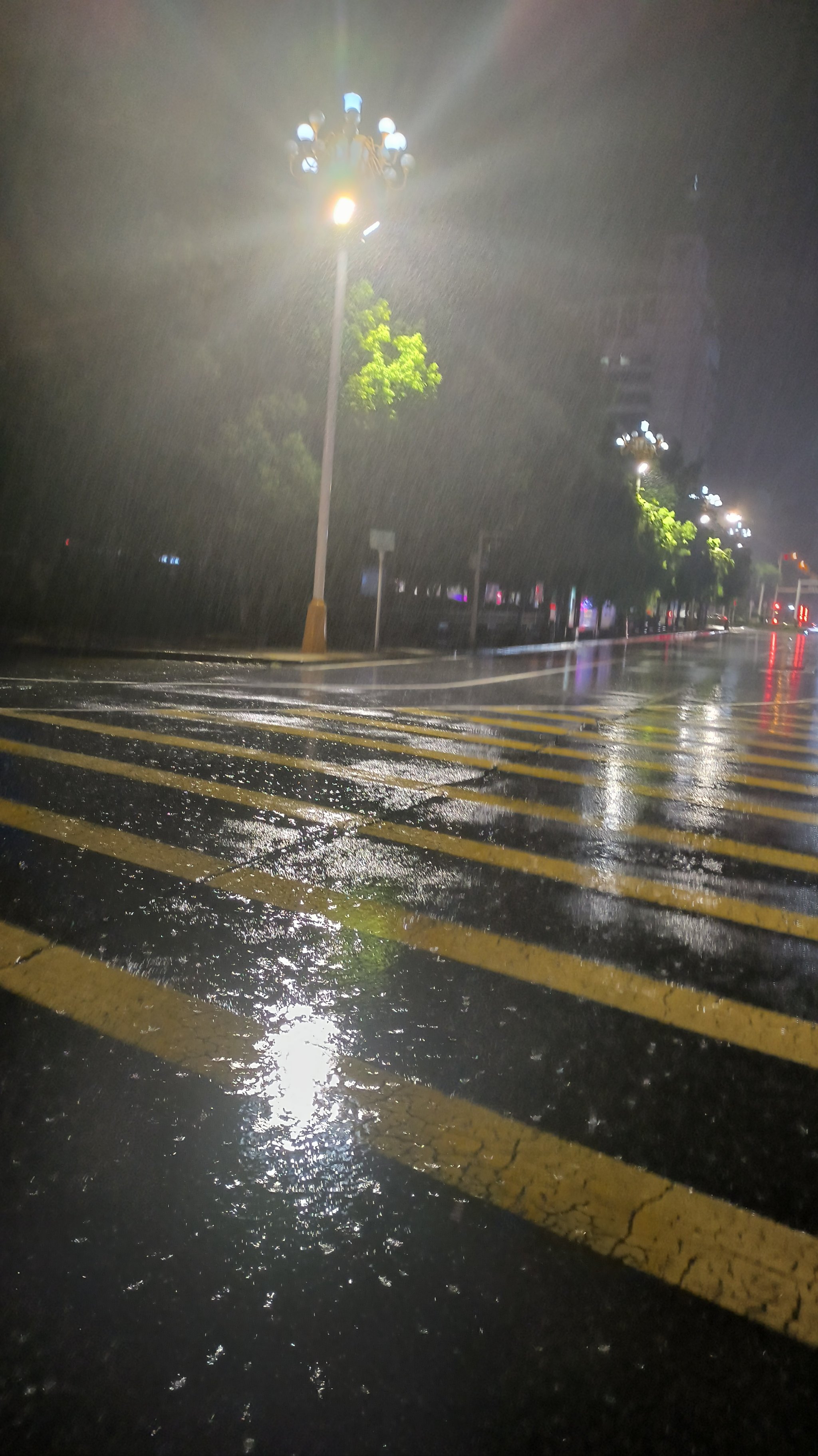 大雨夜景图片图片