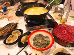 -鲜入围煮花胶鸡海鲜火锅