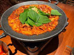 铁板章鱼五花肉-春熙台韩国料理·章鱼肥牛(西丽店)