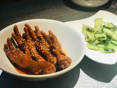 辣卤凤爪-探鱼·鲜青椒爽麻烤鱼(天河优托邦店)