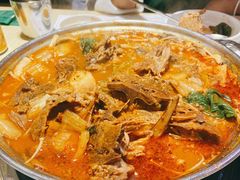 辣白菜脊骨火锅-韩香福脊骨汤锅(上杭路店)