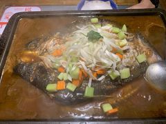 酱香烤鱼-探鱼·鲜青椒爽麻烤鱼(广州花都来又来店)