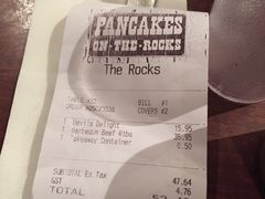 账单-Pancakes on the rocks(Darling Harbour)