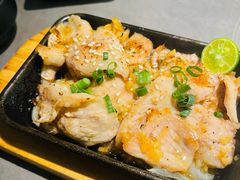 铁板盐烧猪颈肉-沼津港精致料理·寿喜烧·烧鸟(龙湖南桥天街日料榜单店)