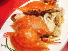 清炒梭子蟹-吕四渔港码头海鲜餐厅