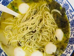 雪菜肉丝鱼圆-面婆婆东台鱼汤面(湛江路店)