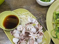 芥末白灼八爪鱼-贞姨美食·老字号海鲜大排档