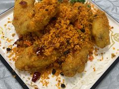 炸避风塘鸡翅-天宝食坊·啫啫煲大排档(西华路店)