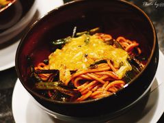 蟹粉葱油拌面-上海柏悦酒店·世纪100牛排馆