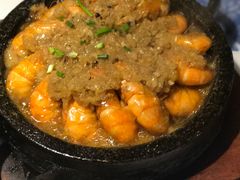 蒜蓉铁板虾-小菜园新徽菜(滁州苏宁店)