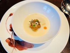 餐前小食咸豆浆油条-杭州西子湖四季酒店·金沙厅