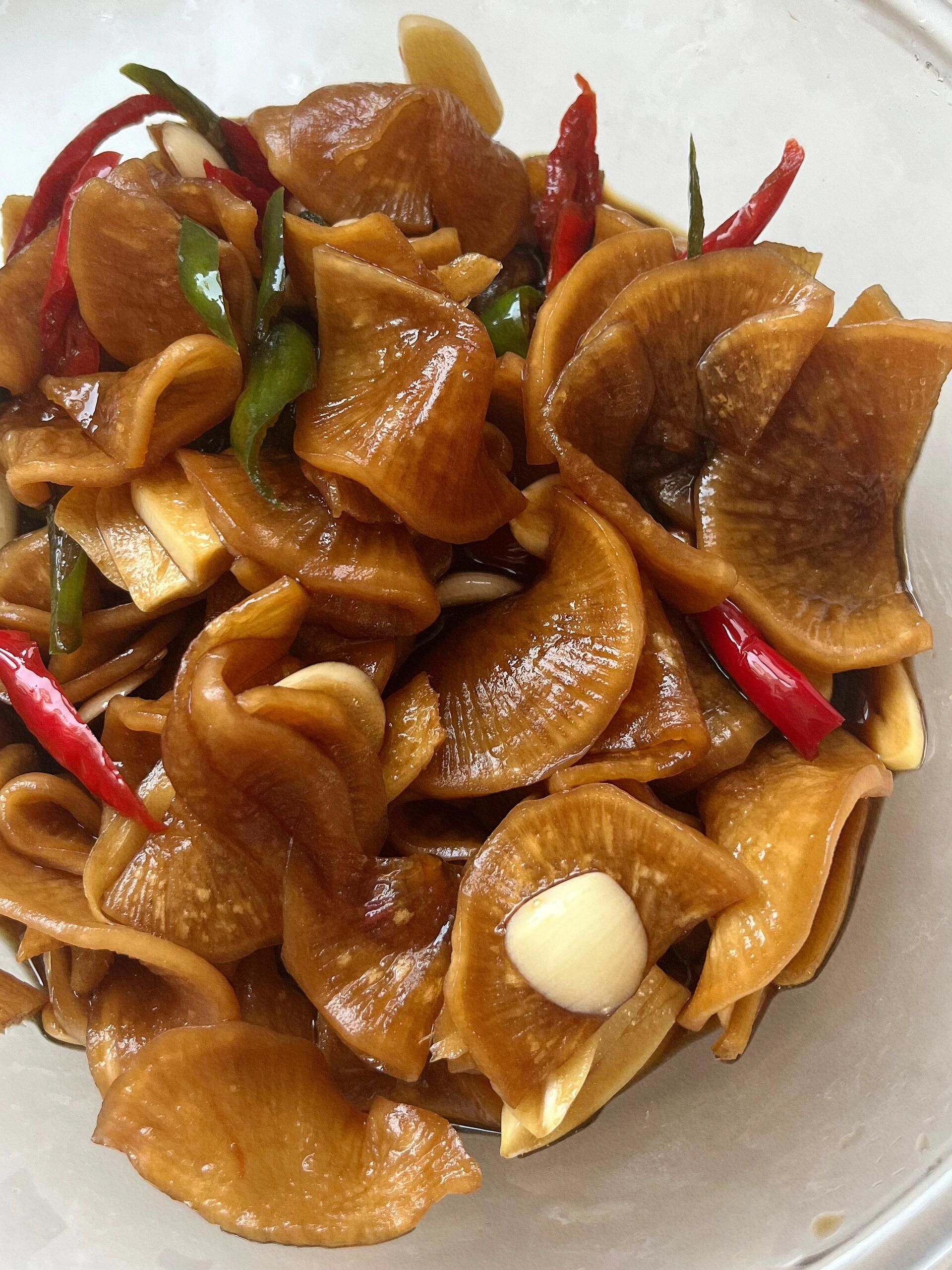 无油无水爽脆腌萝卜