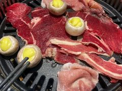 芝士口蘑-九寸花汀海鲜烤肉自助(中东迪克店)
