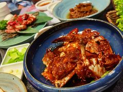 -草家酱蟹炭火烤肉店(珲春南路一店)