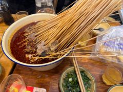 -拈签一笑黄牛肉辣卤串串