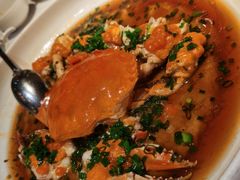 葱油蒸红膏蟹-玫瑰厅上海菜(兴国路店)