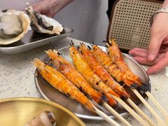 盐烤罗氏虾-白仁仔· 活烤海鲜 宵夜(豫园店)