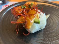 芒果鹅肝寿司-赤坂亭·M9和牛烧肉·铁板烧·日料398放题(长泰广场店)