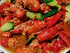 蒜泥龙虾中虾-虾友情龙虾烧烤